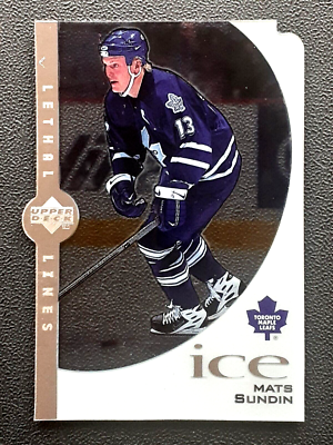 MATS SUNDIN 1997-98 UPPER DECK ICE LETHAL LINES 97-98 NO L4-C