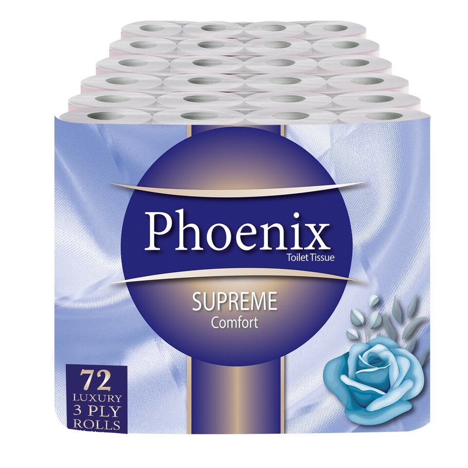 72 Toilet Rolls 3 Ply (5 Colours) eBay