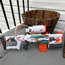 NERF Modulus Tri-Strike Blaster White Orange ...