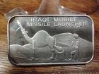 Original Risque 1990 Gulf War Iraqi Mobile Missile Launcher .999 Silver Camel