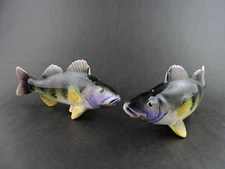 Vintage Ucagco Yellow Perch Salt & Pepper Shaker Set Japan