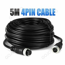 4Pin Aviation Extension Cable Fits Truck Trailer Caravan Rear View Camera Backup