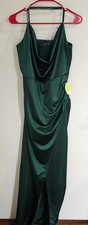 Windsor size xl hunter green long dress