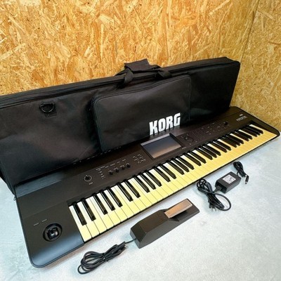 Korg KROME-73 Keyboard Synthesizer 73 Tasten mit Pedal & Softcase - gebraucht