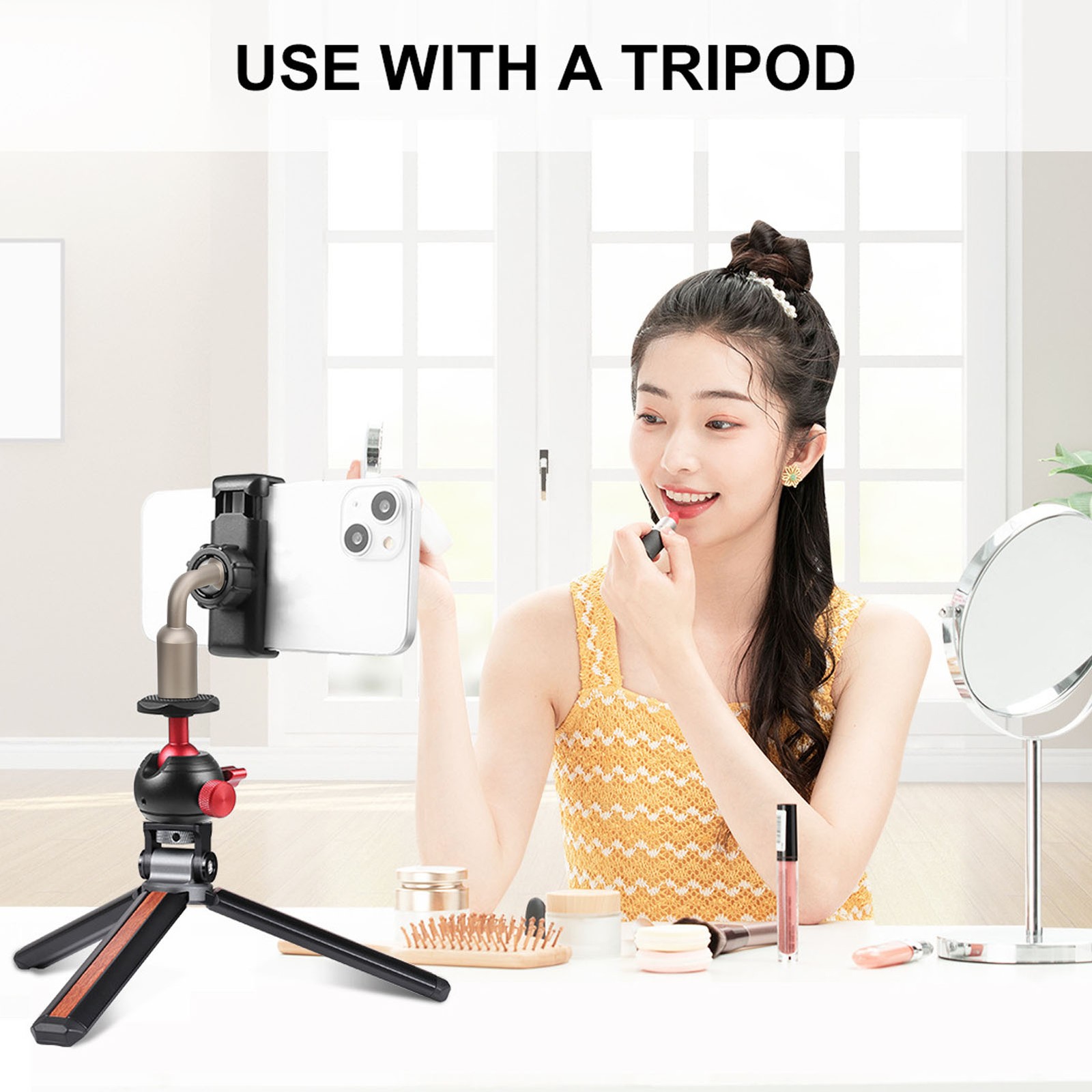 1/4 Inch To 17mm Ball Vertical Mount Adapter 17mm Ball Head Bracket Base