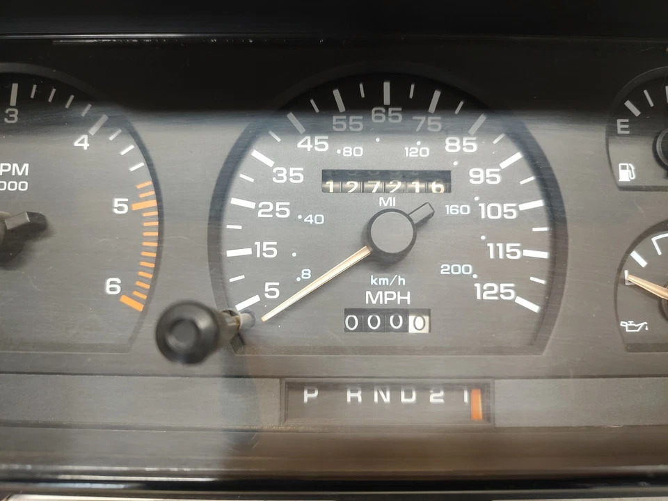Medidores de velocímetro painel de instrumentos Dodge Dakota 1991 fabricante de equipamento original 127K milhas com tach - Imagem 3 de 4