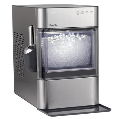 GE Profile Opal 2.0 Ultra Nugget Ice Maker with Scale Inhibiting Filter