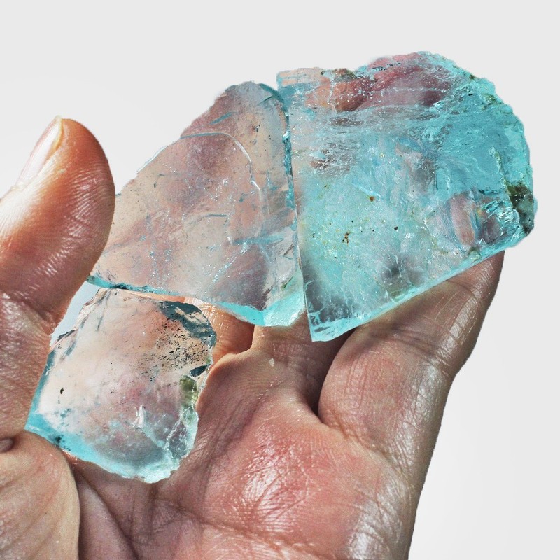 203Ct Sky Blue Topaz Specimen Facet Rough UYTTP71