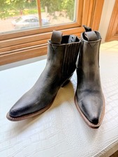 Freebird NIB Maeve Black Distressed Booties S...