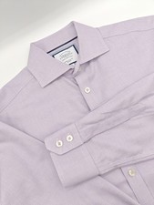     Charles Tyrwhitt Mens 15x33 Purple Extra Slim Fit Non Iron Shirt