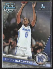 2023-24 Bowman University Chrome #54 Ashton Hardaway Memphis Tigers (C1)