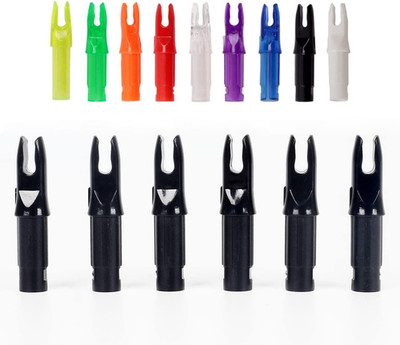 50 Packs Archery Arrows Nocks - Arrow Inserts for Carbon Arrows .244/6.2