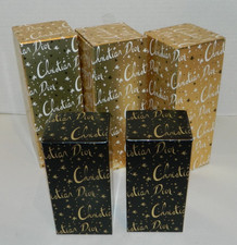 DIOR 5 Empty Gift Wrapped Boxes with Authentic CHRISTIAN DIOR Holiday Paper