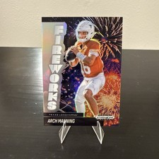 2025 Panini Prizm Black - Arch Manning Fireworks #14 Silver Prizm