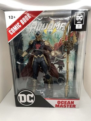 DC Universe Ocean Master 7'' Action Figure Page Punchers w/ Comic Mcfarlane 
