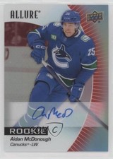 2023-24 Upper Deck Allure Rookies Red Rainbow Aidan McDonough #125 Auto 0d3t