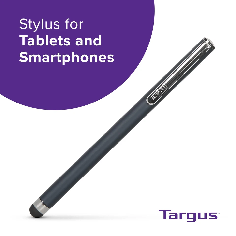 Targus Stylus Pen for Touchscreen Devices Note Taking Drawing iPad iPhone Black - Image 2 of 4