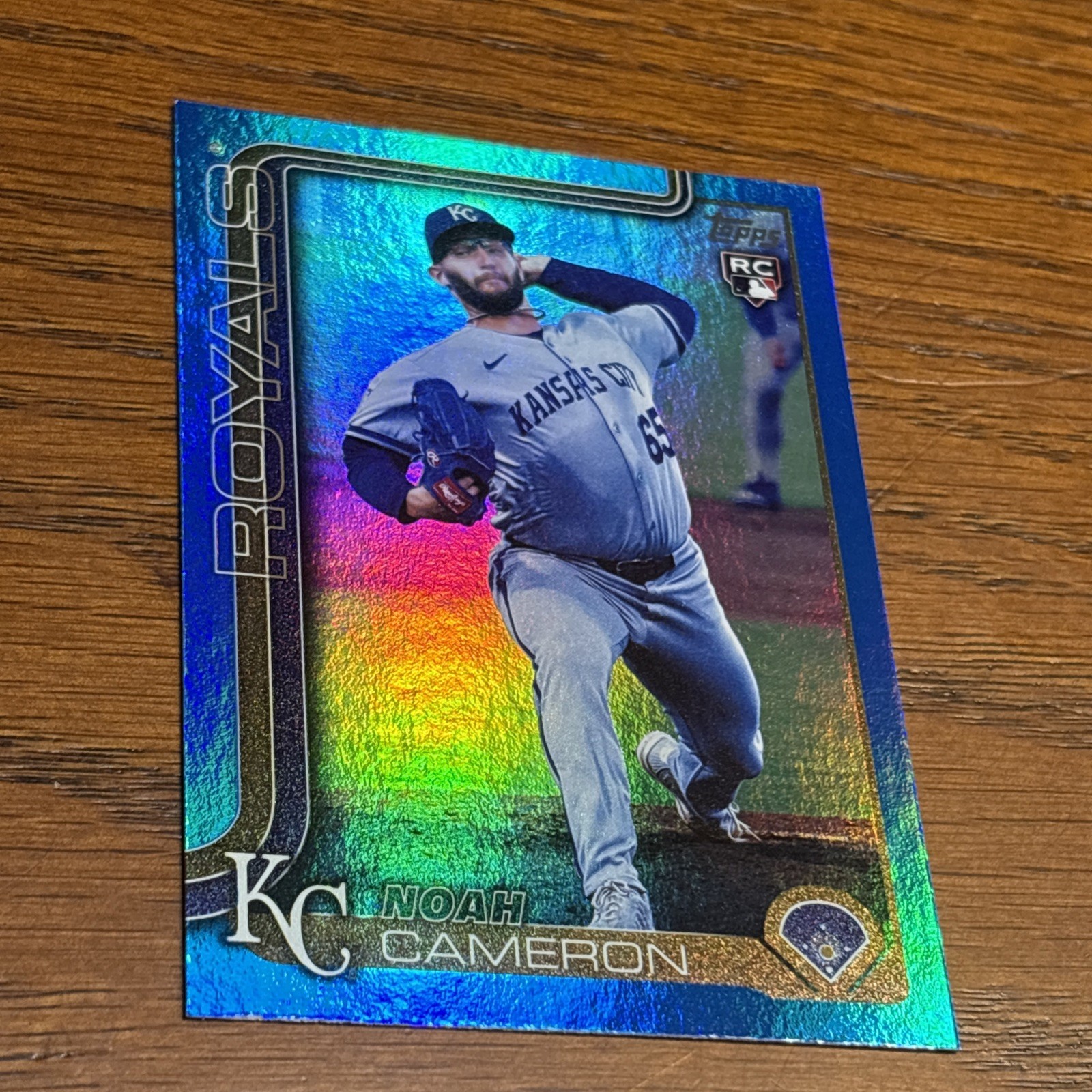 2025 Topps Update Noah Cameron Rookie Blue Rainbow Refractor /150 #US65 RC 🔥🔥