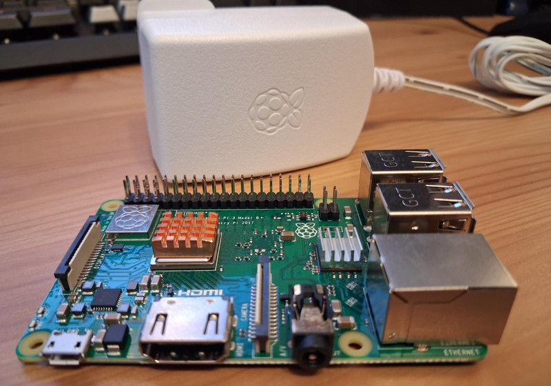 Raspberry Pi 3 Model B+ 1.4GHz 1GB RAM with genuine power supply