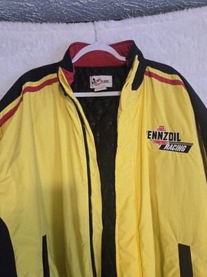 Adult Chase Authentic XL Nascar Zipper Jacket Pennzoil Logo