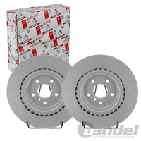 2X Ferodo 325Mm Bremsscheiben BelÜFtet Hinten Passend FüR Jaguar XE XF | DDF2733