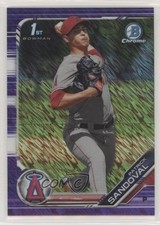 2019 Bowman Chrome Prospects Purple Shimmer Refractor Patrick Sandoval c5r
