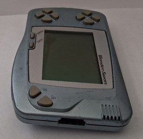 WONDERSWAN Handheld in Blue Metalic SW-001 Needs New Screen Bandai - Tested