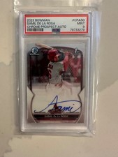 2023 Bowman - Chrome Prospect Autographs Samil De La Rosa #CPA-SD (AU, RC)