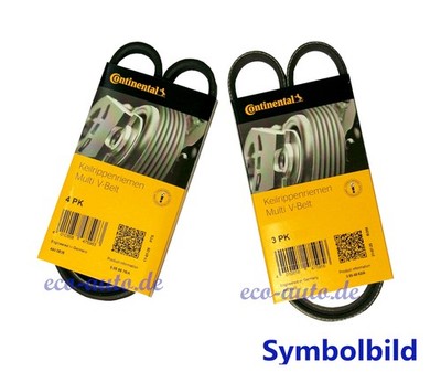 2 x CONTITECH Keilrippenriemen 4PK830 + 3PK675 für NISSAN MICRA III C+C NOTE