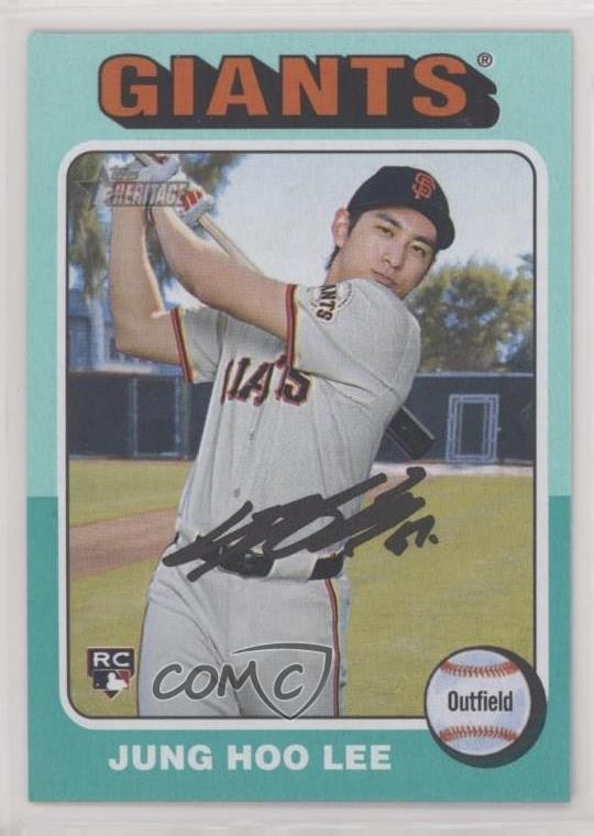 2024 Topps Heritage High Number Aqua Border Jung-Hoo Lee #545 Rookie RC 0wz