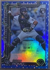 Drew Romo RC 2025 Topps Holiday #H114 Blue Holiday Lights