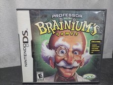 Professor Brainium's Games (Nintendo DS) CIB COMPLETE & TESTED