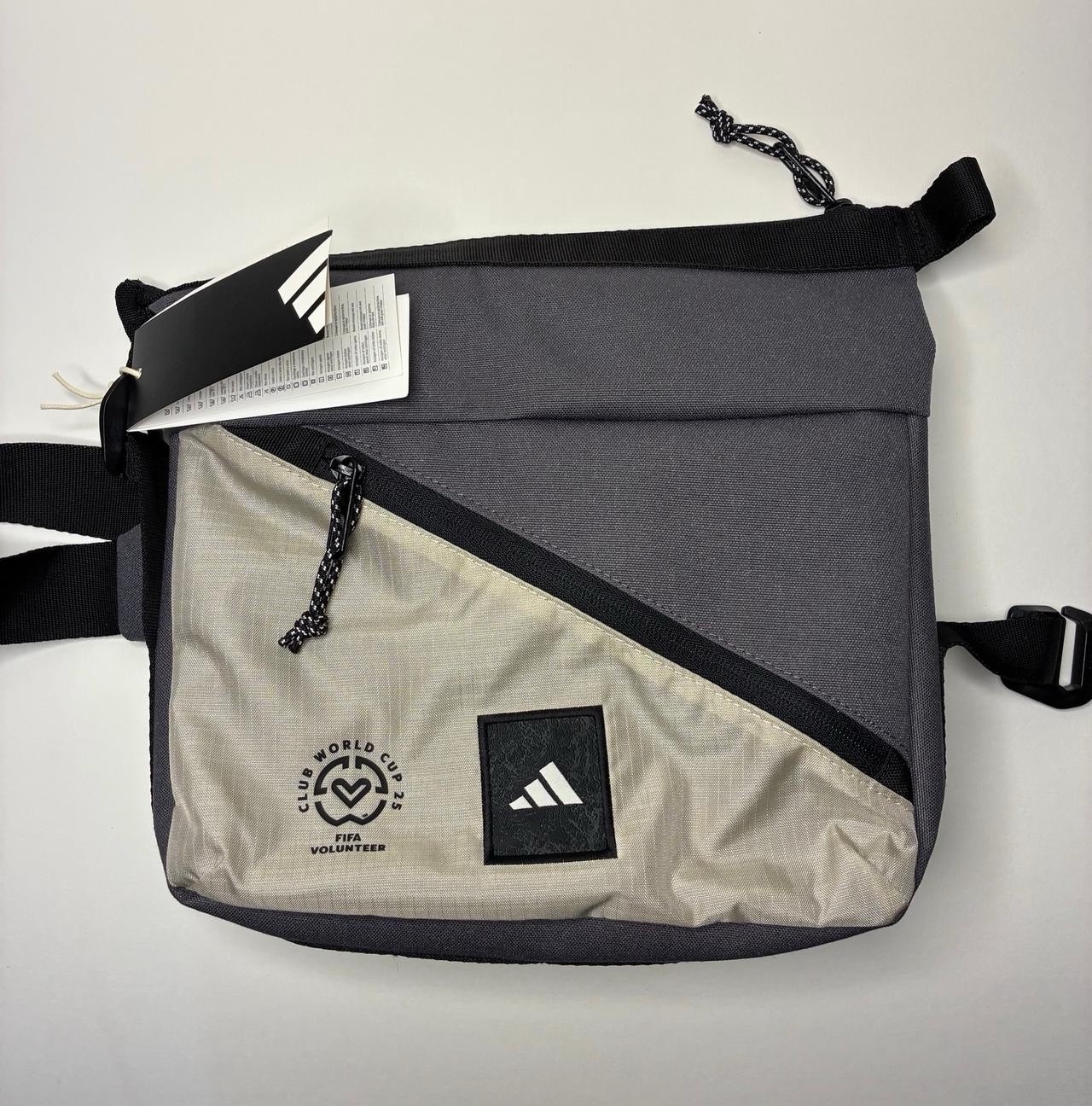 FIFA Volunteer Club World Cup 25 Adidas Crossbody Bag With Pockets - Official