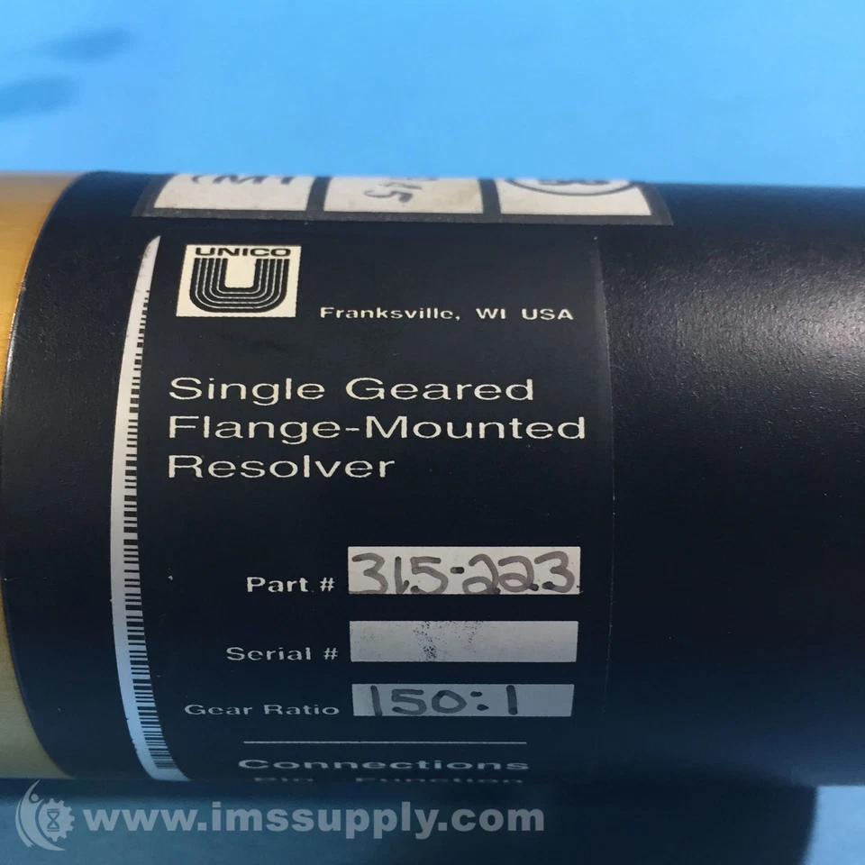 Unico 315-223 Single Geared Flange-Mounted Resolver FNIP - Image 2 of 4