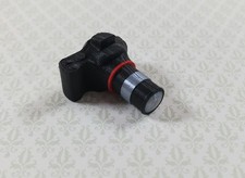 Miniature Prop Film Camera with Zoom Lens Modern Style 1:12 Scale Action Figures