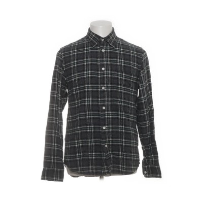 NN07, Flanellhemd, Größe: M, Grau/Grün/Weiß, Baumwolle, Glencheck, Flanell #QXC