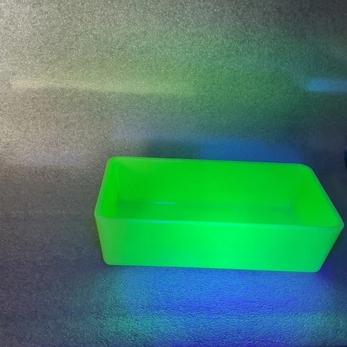 Mckee  Jadeite Jeanette Uranium Refrigerator Dish Bottom Canister