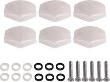 Lovermusic Guitar Tuner Machine Head Buttons White Pearl Tuning Key Square... 