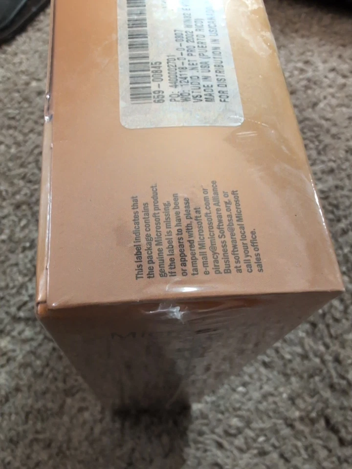 Microsoft Visual Studio .NET 2002 Professional Edition- Factory SEALED NEW - Image 3 of 4