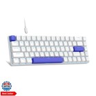 Portable 60% Mechanical Gaming Keyboard, RGB Backlit Compact 68 Keys Wired Mi...
