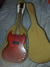 Vintage 60s Gibson SG Junior Electric Guitar Broken Headstock Parts OR Restore