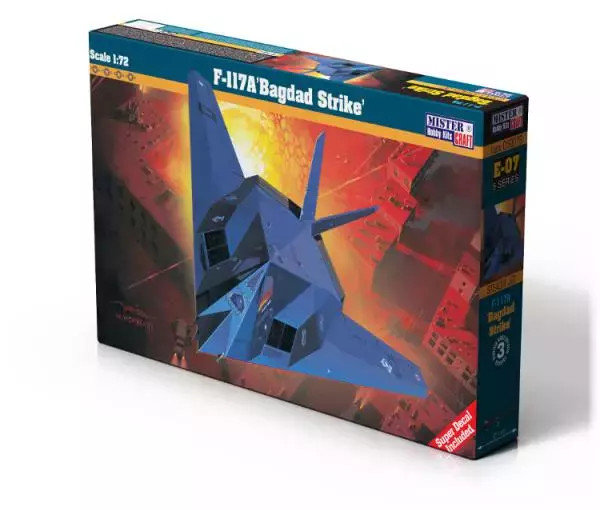 5903852050078 Samolot E07 F-117A 'Bagdad Strike', 1:72 Mistercraft-image