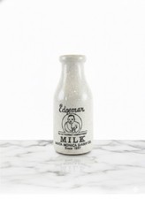 Vintage Edgemar Stoneware Milk Bottle Santa Monica Dairy 9"