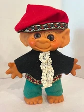 Thomas Dam Troll DANISH ETHNIC BOY  Scandia House  7 1/2" Non Bank 60's MELROSE