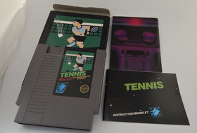 NES Nintendo Tennis CIB Hangtab 5 Screw