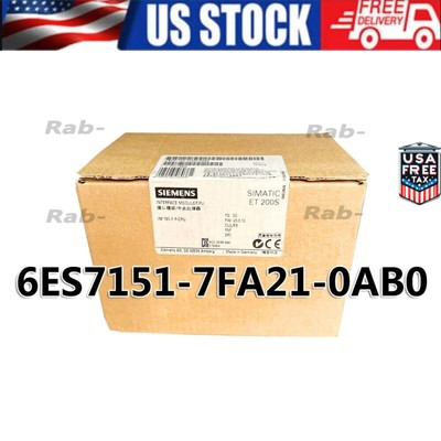 New Siemens DP IM151-7 F-CPU for ET200S 6ES7151-7FA21-0AB0 6ES7 151-7FA21-0AB0