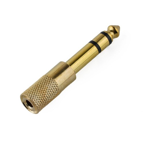 1 Pezzi Piccolo A Grande Cuffie Adattatore Convertitore Spina 3.5mm 6.35mm Audio - Foto 8 di 15