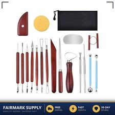 Clay Sculpting Tools Set 18 Pieces for Pottery Modeling Carving