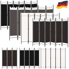 Paravent Trennwand Raumteiler Sichtschutz Spanische Wand Faltbar 3/4/5/6-Paneel