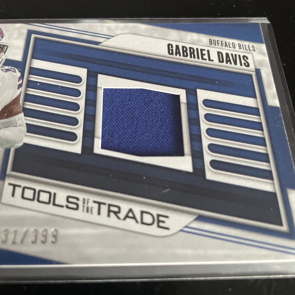2023 Panini Absolute Tools of the Trade Prime Relic Gabriel Davis - Image 2 of 3